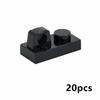 MOC Technical Building Block Parts Teeth Hinge Cylinder 1x2 Axle Hole Particle DIY Toy Brick Compatible With 30553 30552 52731
