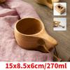 Natural Wooden Cups Handmade Wooden Coffee Cups / Teacups Lapland Finland Design Wooden Milk Cups Drinking Utensils