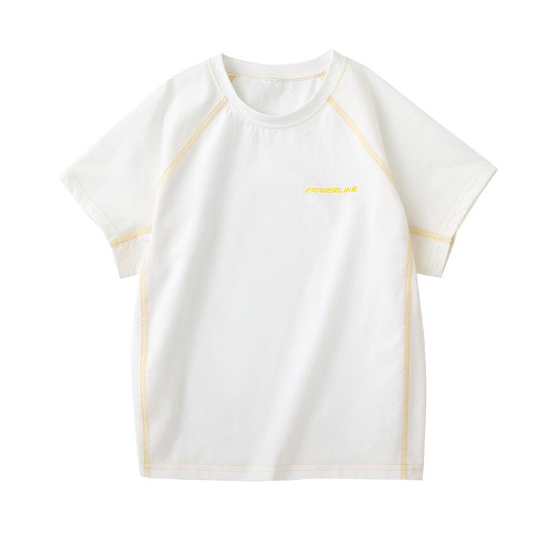 Kids Quick-Dry Short Sleeve T-Shirts for Boys & Girls - Teen Sportswear with Sun Protection