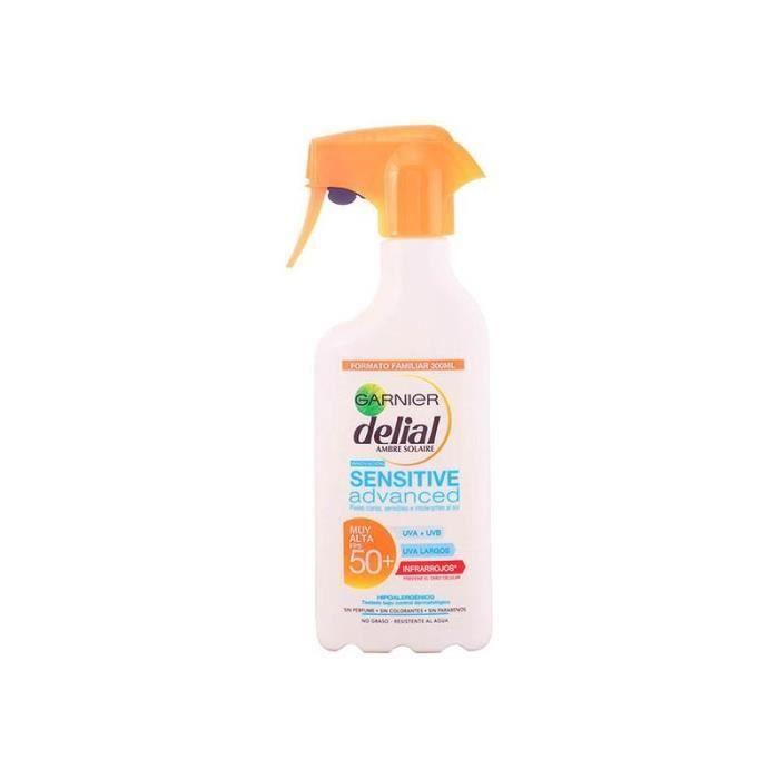 Spray Solaire - DELIAL - DELIAL SENSITIVE - SPF50+ - 300 ml - Protection UV