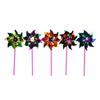 6Pcs Plastic Windmill Pinwheel Wind Spinner Kids Toy Garden Lawn Party Decor Toy Gift For Boys Girls Garden windmills