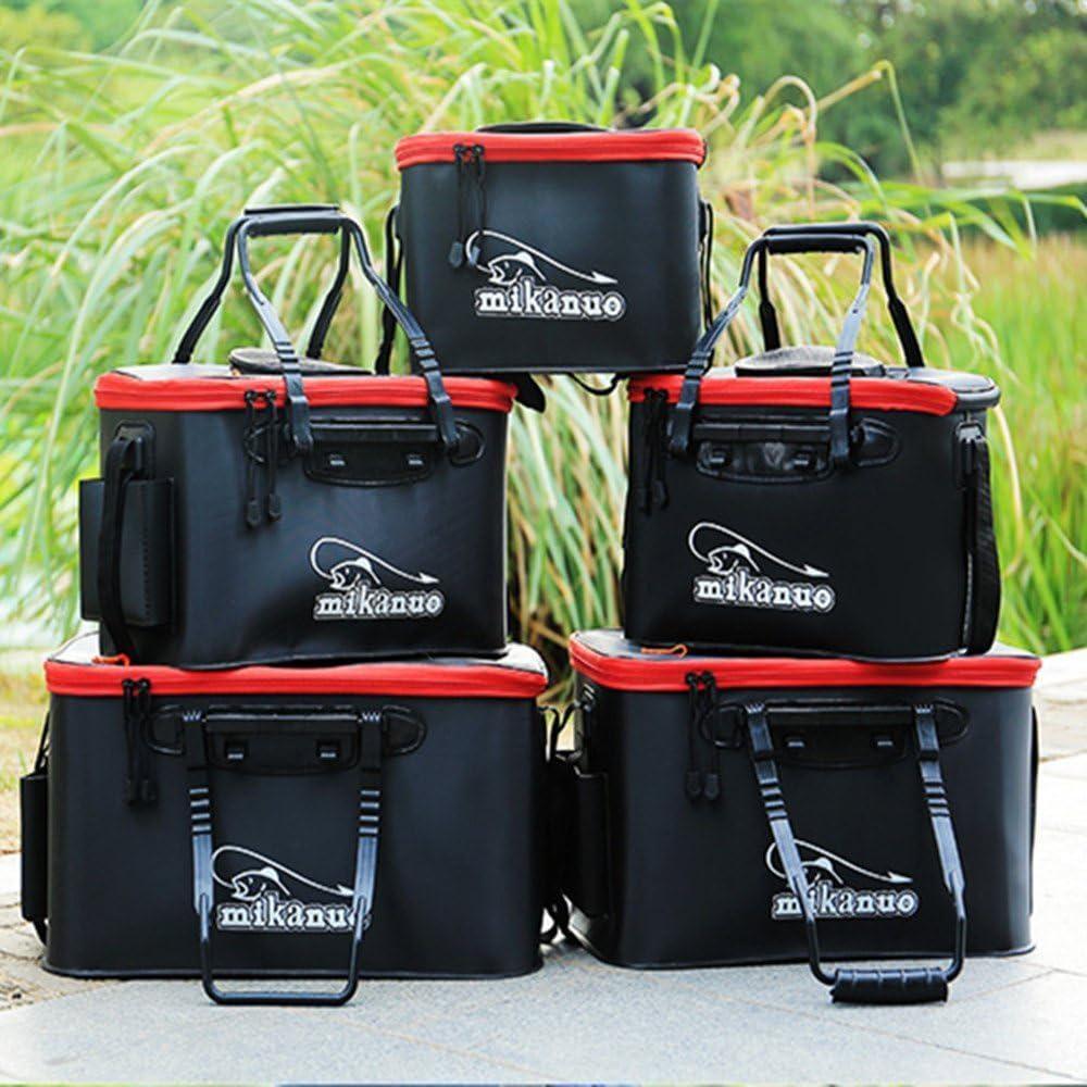 11-35L Foldable Fish Bucket Multi-Functional EVA Fishing Bag for Live Fish Storage Fish Container 5 Sizes