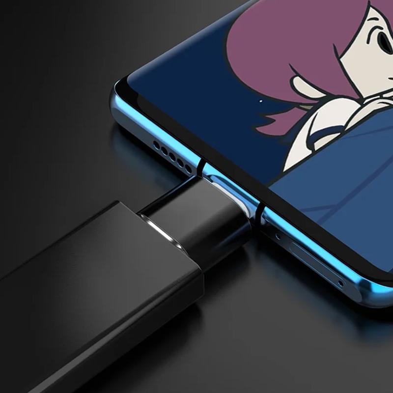 For Tesla Model 3 Y X Car Converter Charging Adapter Type-C To USB-A Interface Mini Interior Accessories Type-C OTG Adapter