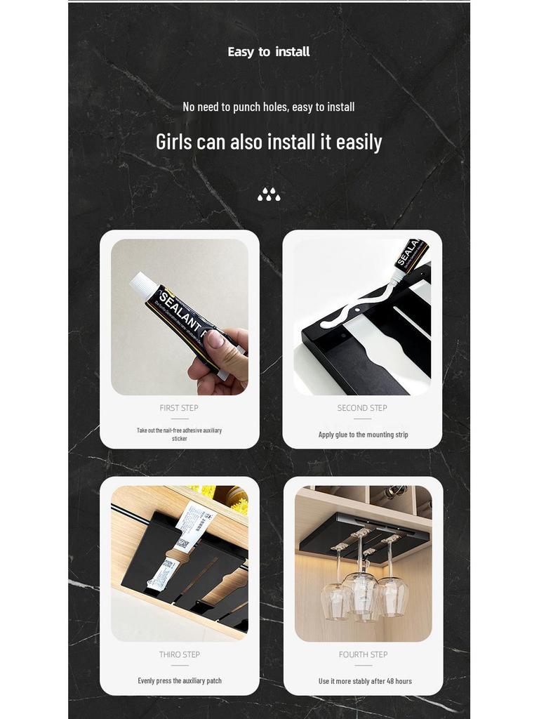 Nordic Red Wine Glass Rack: Upside Down Storage Shelf & Luxury Hanging Ornament