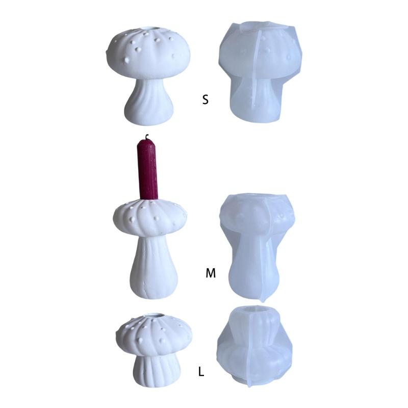 Vasi Fioriera a Fungo Pratici Stampo Robusto in Silicone Materiali per Artigianato in Cemento e Gesso per Giardino e Decorazione da Interno