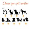 Personalised Wall Address House Number Acrylic Pet Plaques Outdoor Family Name Address Cat/Dog Door Sign White/Black