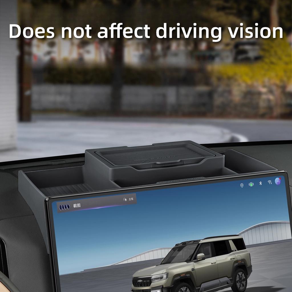 For BYD DENZA B8 Bao8 Special Dashboard Interior Modification Accessories for Central Control Screen Rear Storage Compartment