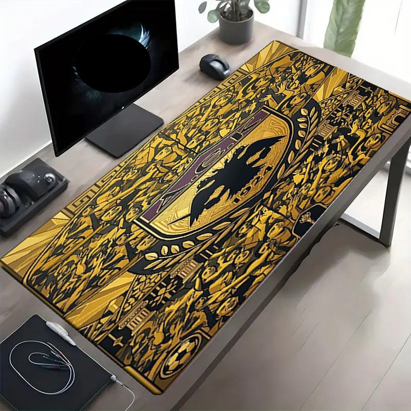 AEK Athens FC Print Mouse Pad, Anti‑Slip Desktop keyboard Mat, for PC Laptop Gaming Working Daily Use, Cool Festival Surprise Gift