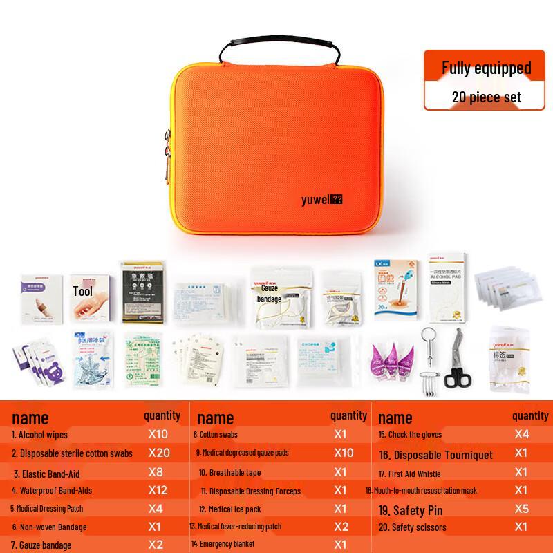 Yuwell Vehicle Portable First Aid Kit