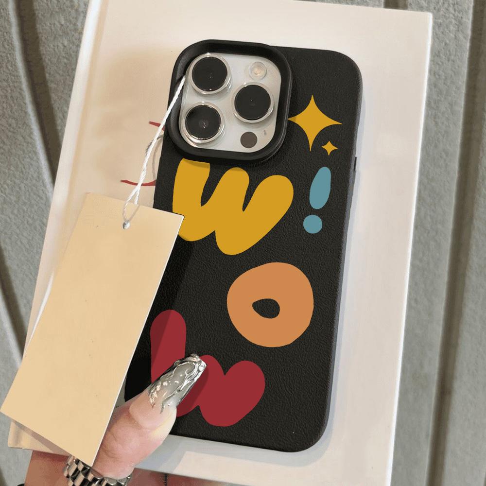 Love Heart Phone Case For iPhone 13 Case iPhone 16 Pro 11 12 14 15 Pro Max 16 Plus Leather Texture Shockproof Soft Cover Funda