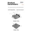 For Home Dining Retro Snack Tray Metal Serving Plate Versatile Serving Tray For Snacks Snack Tray Silver Aged Finish
