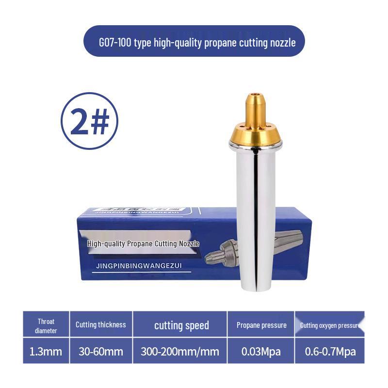 Stainless Steel Propane Cutting Torch Tip for Gas and Oxygen