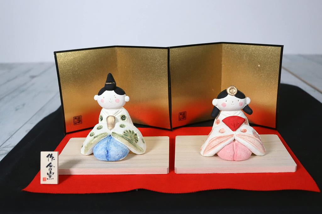 Craftsman House Hina and Za Hina Doll Decorations for the Festival Dolls, Rakuharu, Girls'
