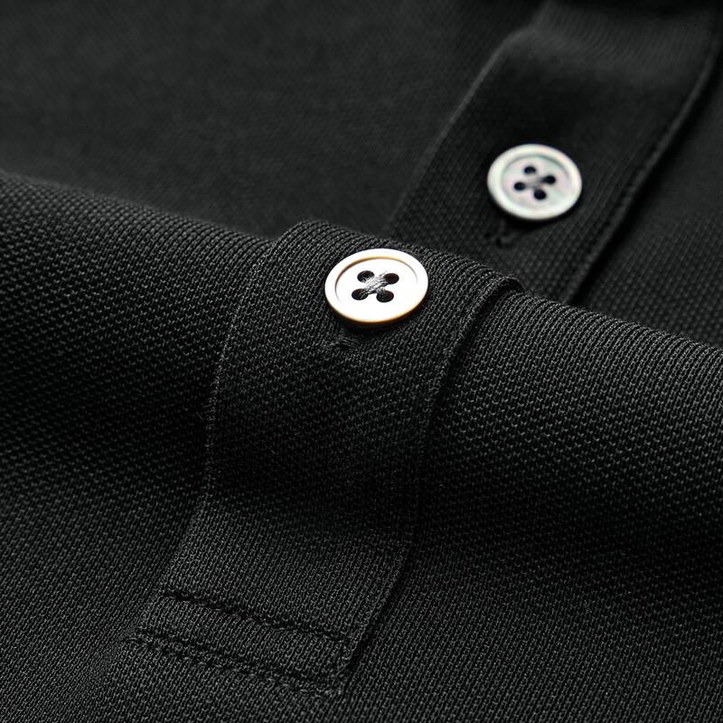 Seven Brand Men's Temperature Regulating Short Sleeve Polo Shirt