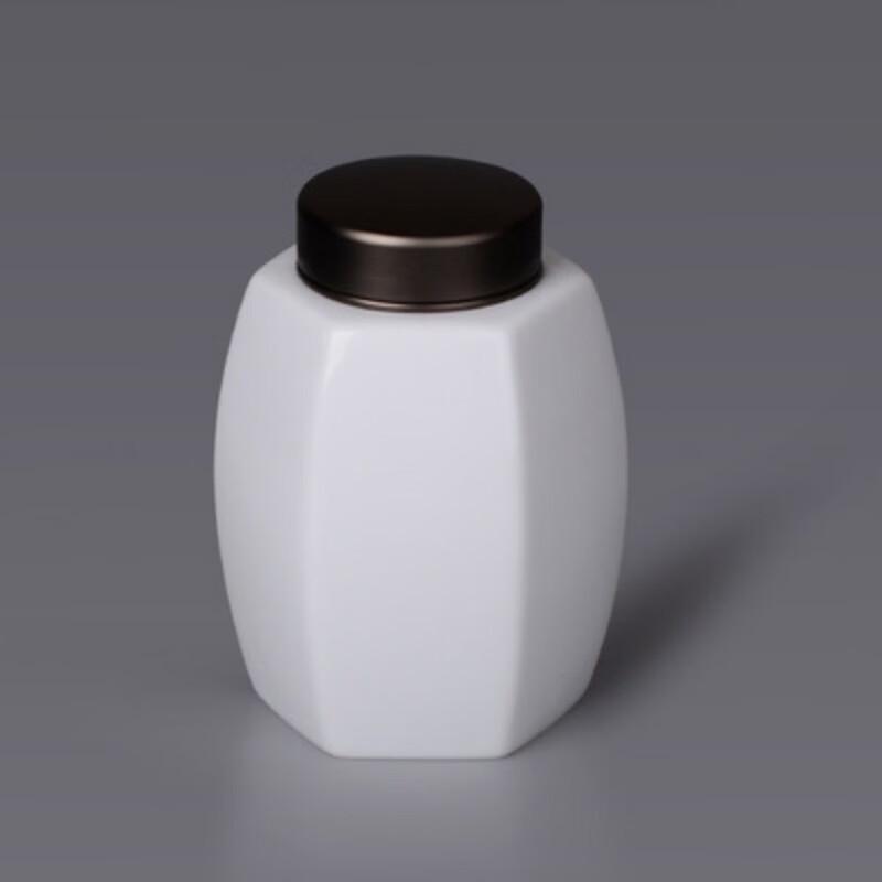 

Shangqi Hexagonal White Porcelain Tea Storage Jar
