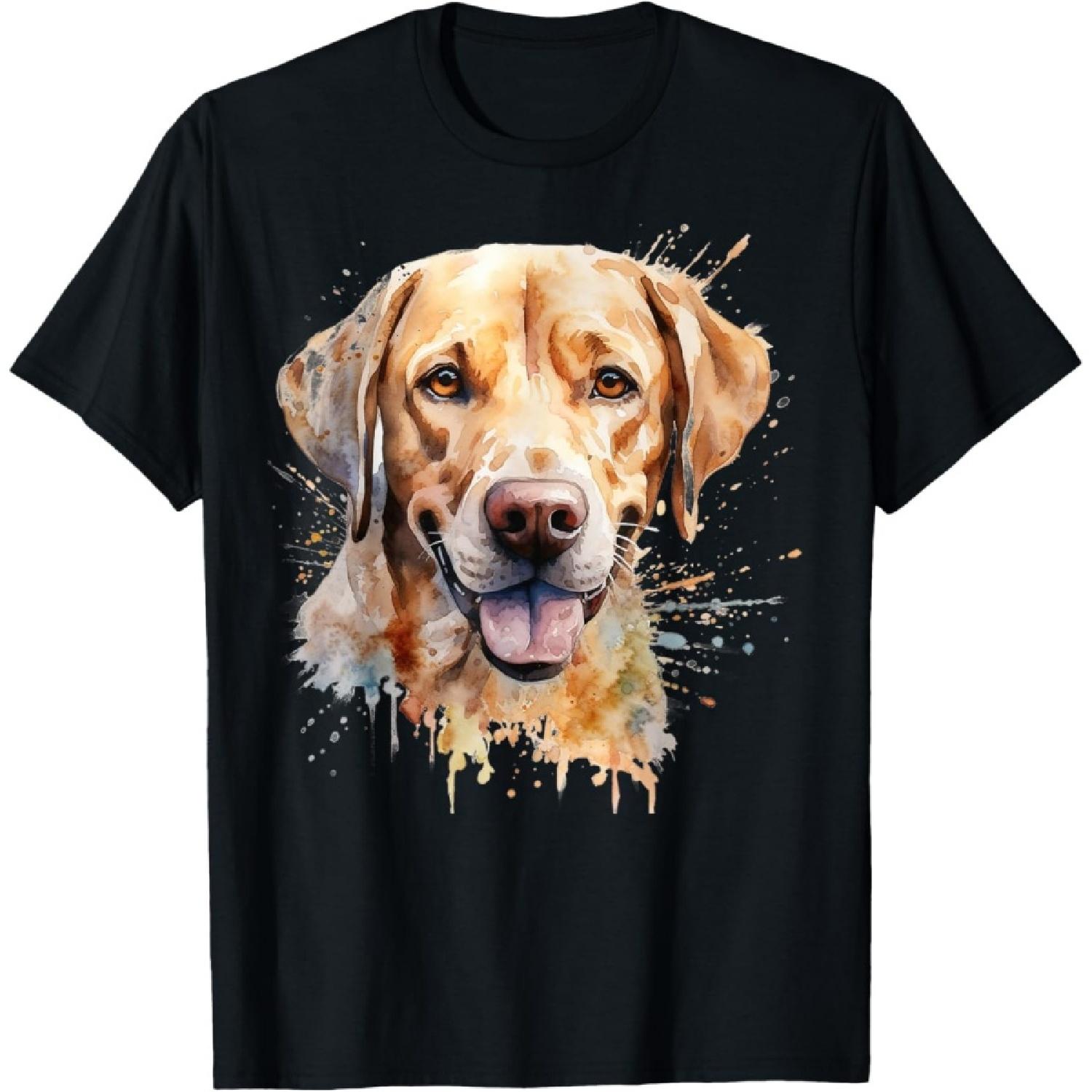 Watercolor Labrador Labbi T-Shirt S