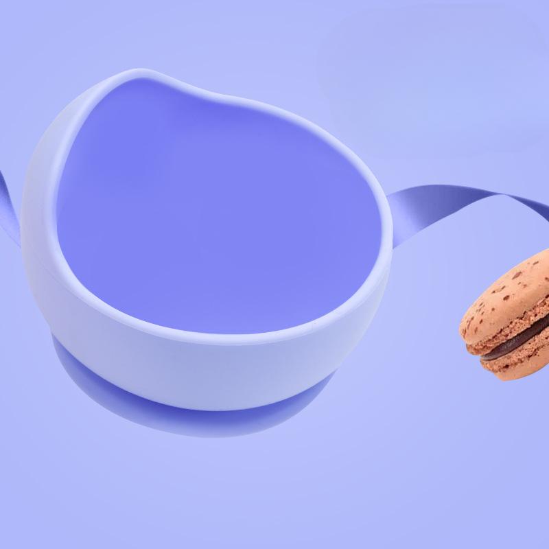 

Детская силиконовая миска-улиткаДетская посуда для еды и прикорма Младенческая силиконовая вилкаЛожка и миска на присоске Xun Yi Zi (Single Bowl)