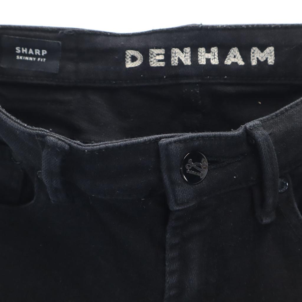 DENHAM skinny pants W26 black stretch Women Used