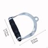 D Handle Cable Attachment Single Row Multipurpose LAT Pull Down Bar for Seated Rowing