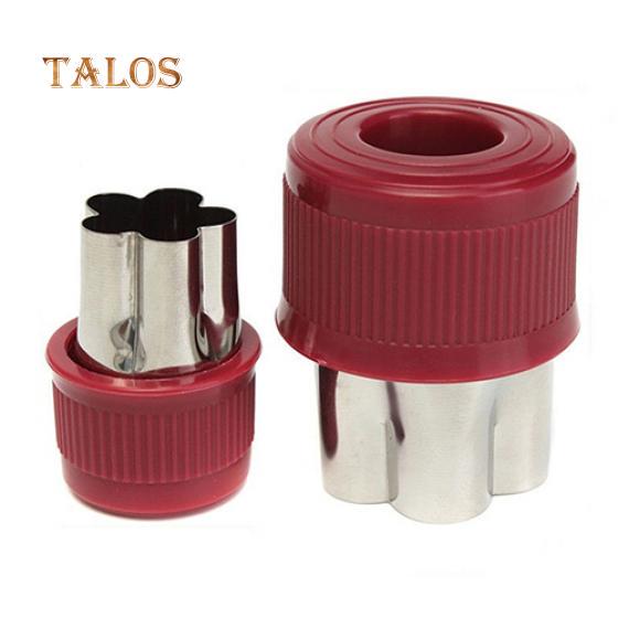 8Pcs  Flower Shape Vegetable Fruit Cake Biscuit Cookie Cutter Mold Slicer Kitchen Accessories