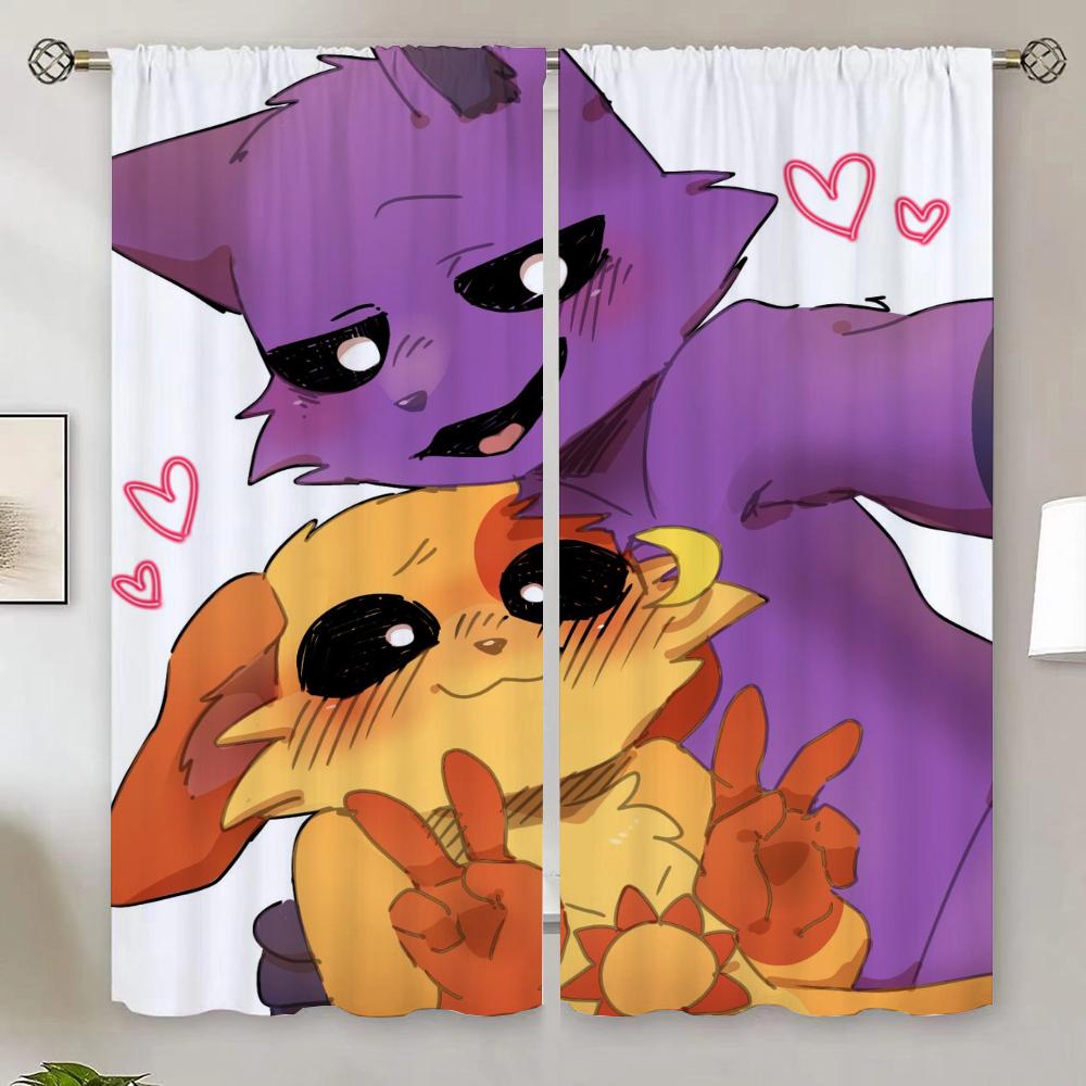 

CATNAP DOGDay Современные украшения для дома Спальня Плотные шторы для окна Тюль на кухне Подхваты для штор Гостиная Шторы W50xH70cmx2pcs-CL