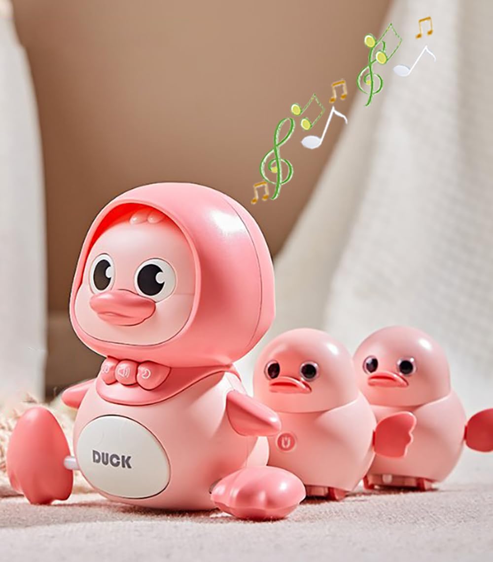 

Baby Toy, Swinging Duck, Toddler Duck, Parent-Child Duck, Walking Duck Toy, Educational Toy, Birthday Gift for Ages 0, 1, 2, and 3, Girls, Electric