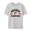 Beagle Whisperer TShirt Unisex Funny Beagle Character Dog Footprints Basic Tees Luxury T Shirt Unisex High Quality