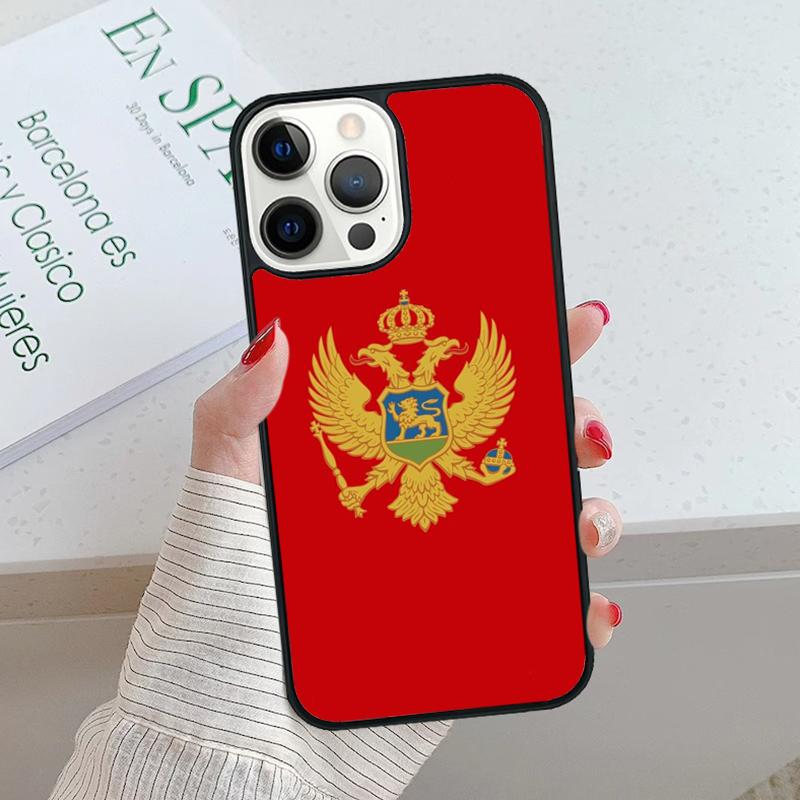 

Montenegro Flag Phone Case cover For iPhone 17 Air 15 16 16e 14 13 Pro Max Coque 12 11 Pro Max For Apple PLUS fundas iPhone 11pro max