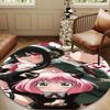Spy Family Adventure Round Mat, Anti-slip Circle Carpet Chair Rug For livingroom,Bedroom, Doormat Home Decor Gift Christmas Gifts