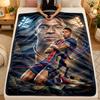 Flannel BlanketKylian Mbappe Warm Soft Throw Blanket for Indoor Sofa Bed Living Room Use