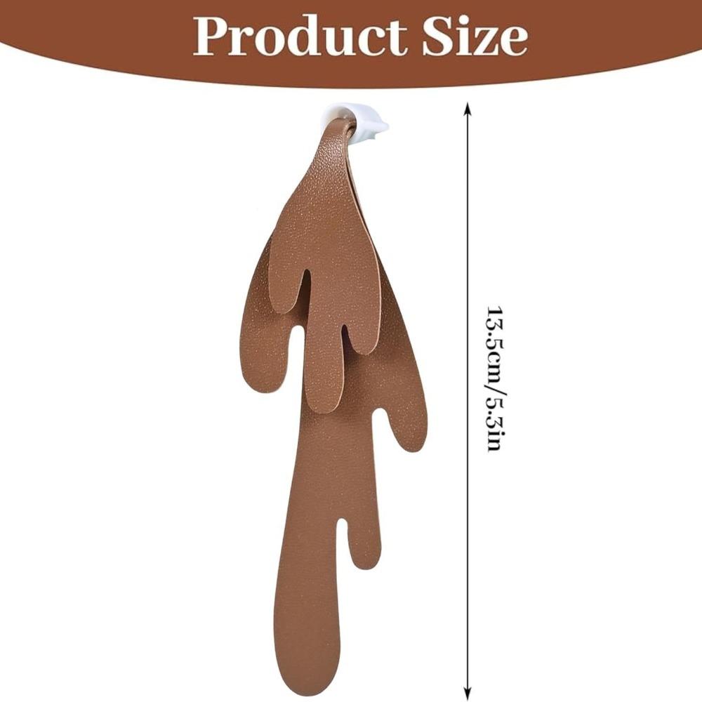 

Double Layers Bookmark PU Leather Book Mark Creative Book Pagination Mark School Office коричневий