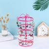 Wrought Iron Four-Story Rotating Jewelry Rack Jewelry Rack Earring Earring Bracelet Display Rack