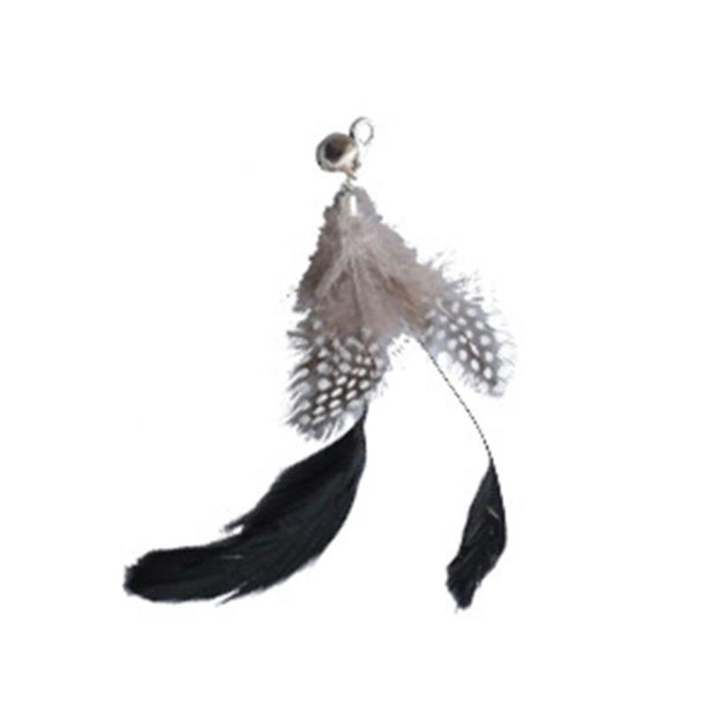 

10 шт./набор Кошачьи колокольчики Игрушка Насадки-палочки для кошек Мягкая рыба Помпоны для котенка