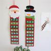 2026 Santa Claus Snowmen Christmas Advent Calendar Door Wall Window Decor Hanging Christmas Party Supply Xmas Gift