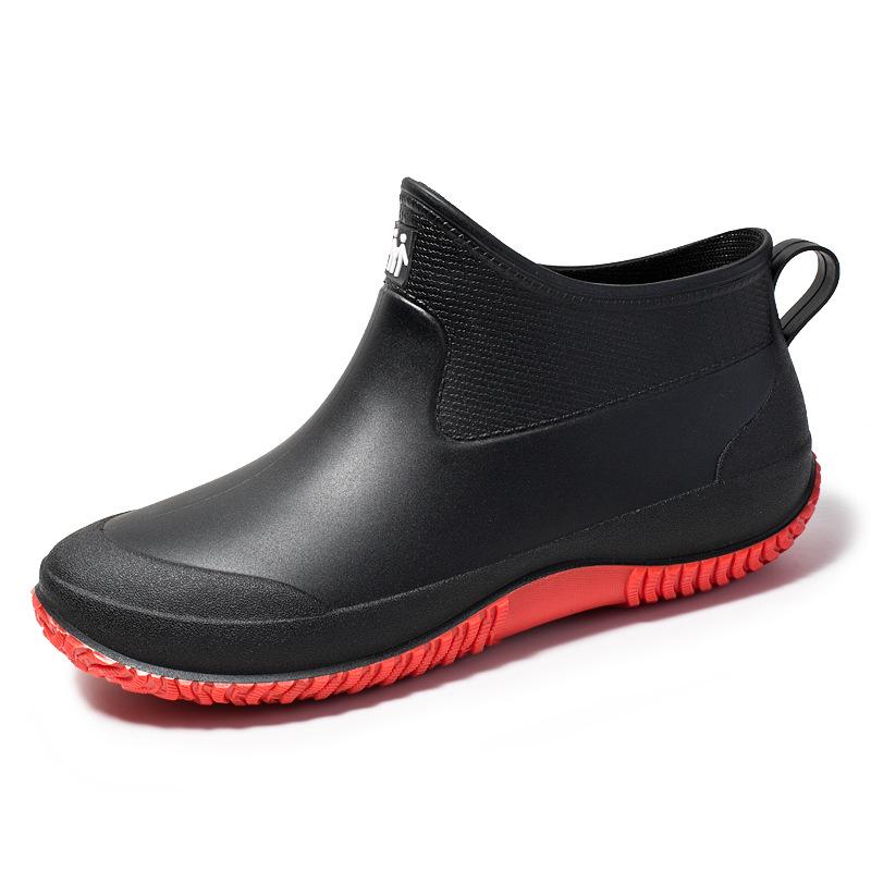 Cross-Border Fashion 2024: Unisex Waterproof Lightweight Rubber Rain Boots