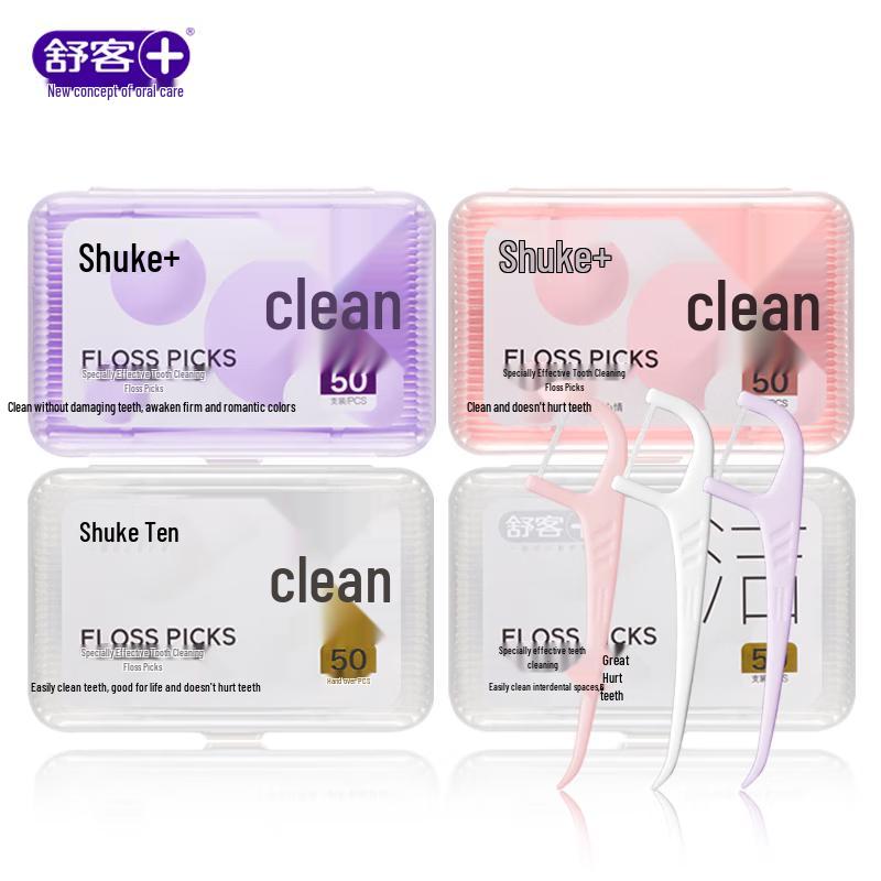 Saky Deep Clean Portable Dental Floss Picks