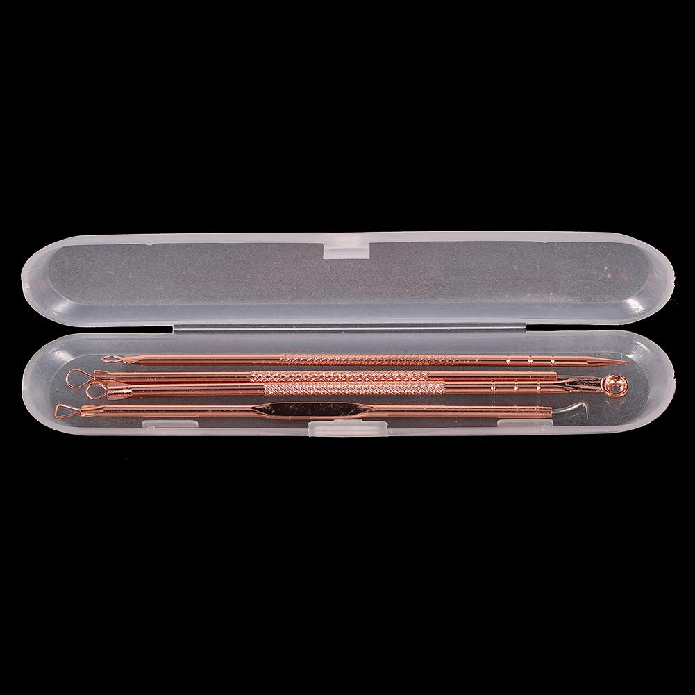 4PCSSet Stainless Steel Blackhead Acne Blemish Pimple Removal Needle Kit Tool