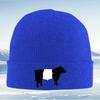 Cow Body Shape White Silhouette Unisex Women Unisex Knitted Hat Beanie Pullover Cap Winter Thermal Warm Christmas Outdoor Cycling H