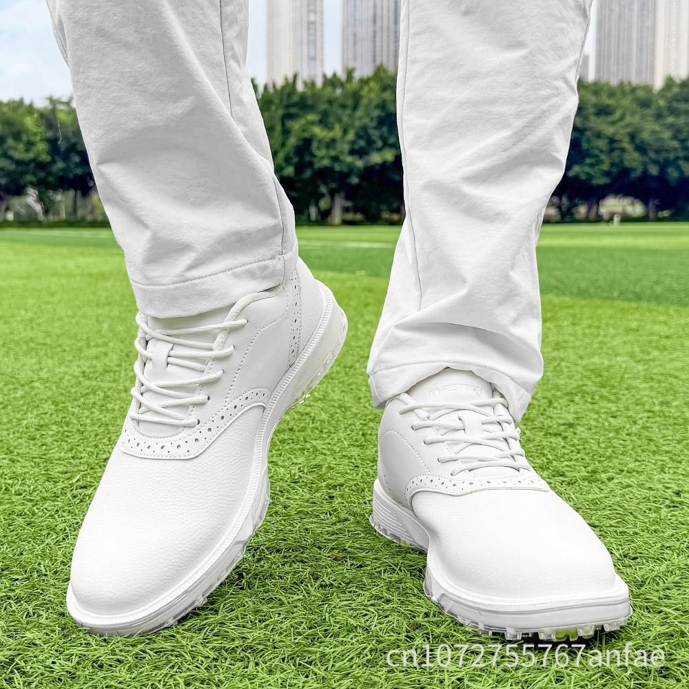 Golf Shoes Waterproof Golfer Sport Shoes Man Ankle Golf Sneaker Supplies Golfing Shoes Non Slip Comfortable Walking Shoe 39-49