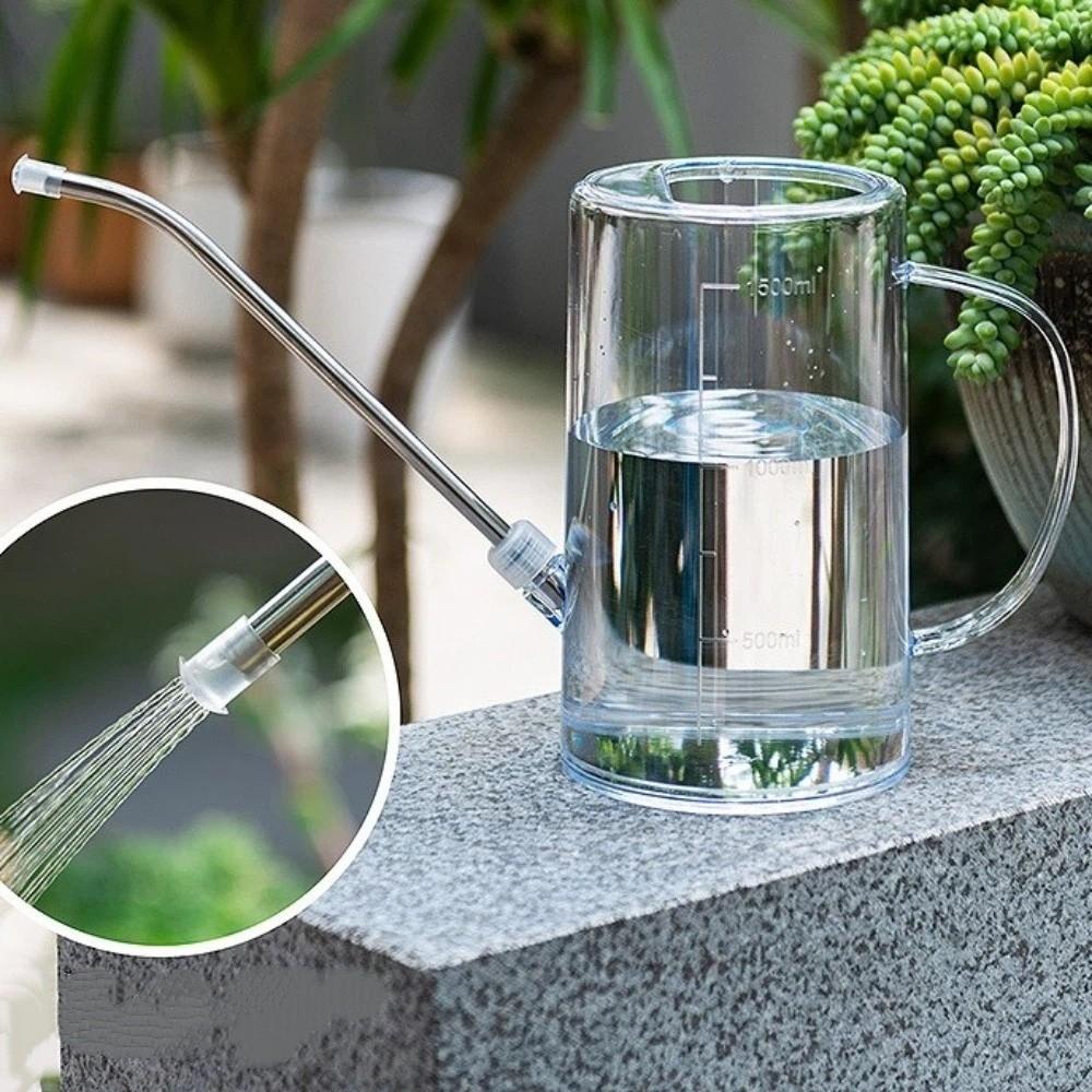 Large Capacity Plant Watering Kettle Transparent Gardening Watering Bottle Watering Can  Succulents прозрачный
