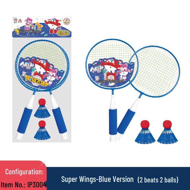 

Сверхлегкая металлическая ракетка для бадминтона и тенниса для детей - игрушка для занятий спортом на открытом воздухе