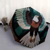 Eagle Feather Round Rug, Vibrant Wildlife Decor for Your HomeUmbrella with Cute Design, Portable 3-Fold Compact Umbrella for Men & Women, Valentine's