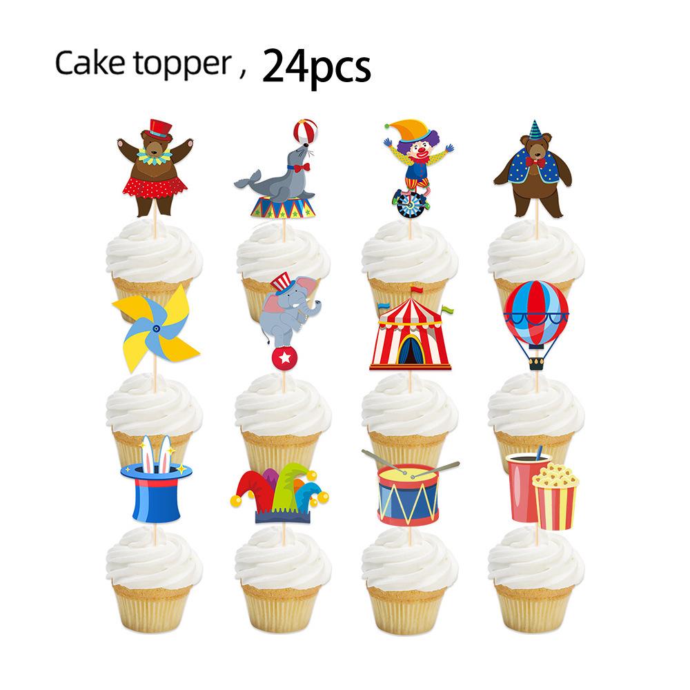 Circus Carnival Birthday Party Decorations: Balloons, Bunting, Disposable Paper Cups & Plates, Tablecloths for Kids