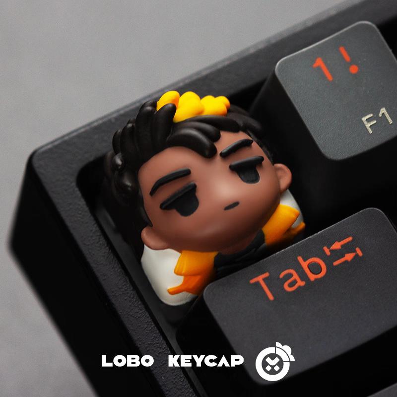 2025 VLRT Game Peripheral Products Q Version Cute Resin Keycap Esc Key Esports Room Decoration Festvial Toy Surprise Gifts