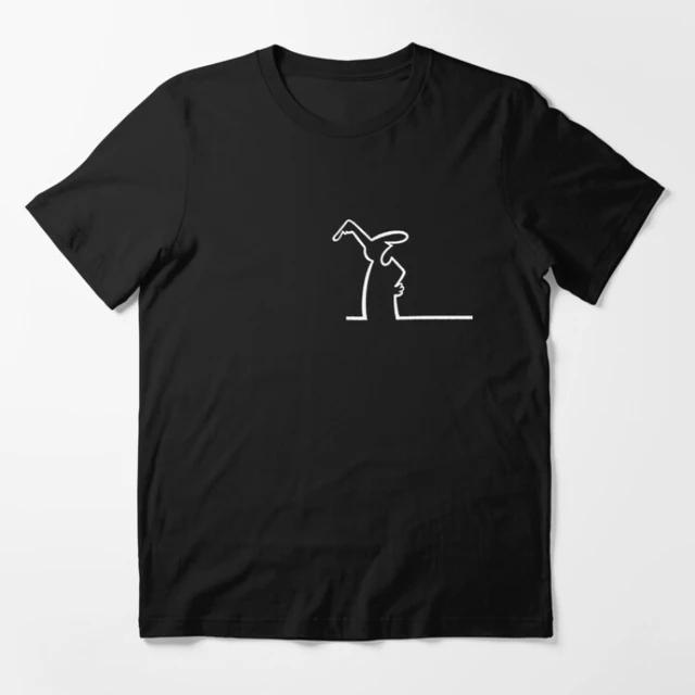 Happy Fashion T-Shirts La Linea Die Linie Osvaldo Cavandoli TV Unisex WoUnisex Stil Streetwear T-Shirt Rundhals Lässige Oberteile Camisetas