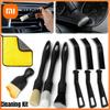 Xiaomi 3/8pcs Car Detailing Brush Set Soft Bristles Car Wash Duster for Dashboard Air-Outlet Dust Brushes Auto Interior Cleaning Tools