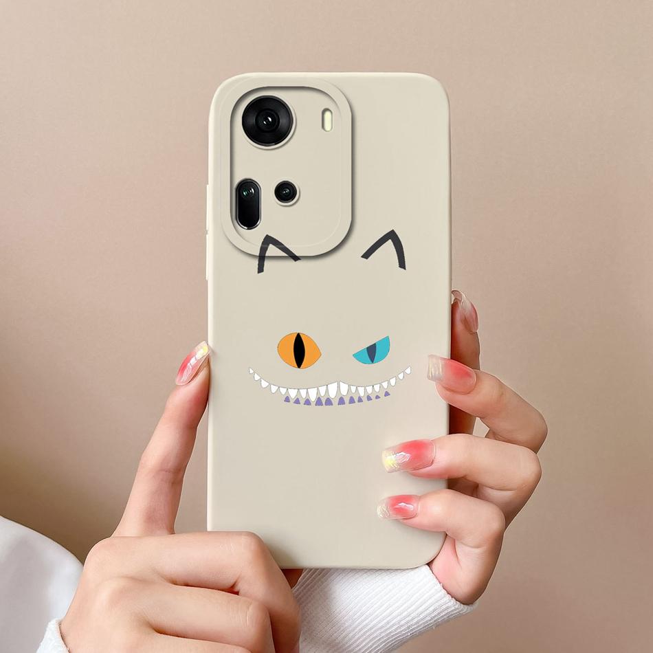 For OPPO Reno 11 Pro 5G Phone Case Butterfly Liquid Silicone Camera Protection Back Cover For OPPO Reno11 Pro Funda Coque Bumper