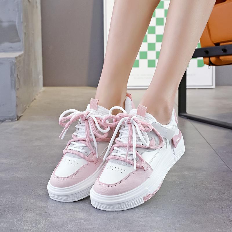 

Little white shoes women s 2025 new spring platform sports casual board shoes soft surface comfortable student versatile K1316 35