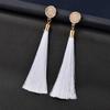 Beautiful Earrings, Exaggerated Long Temperament Rose Flower Fringed Earrings For Fashion Trendy Women
