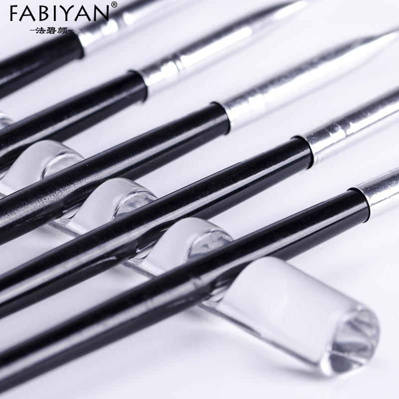 New Nail Art 5 Grids Acrylic Clear Rack Shelf Painting Brush Pen Rest Holder